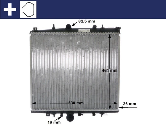Radiator, engine cooling