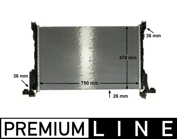 Radiator, engine cooling