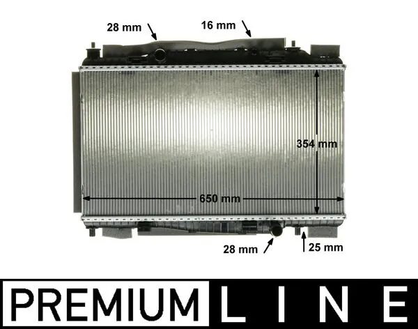 Radiator, engine cooling
