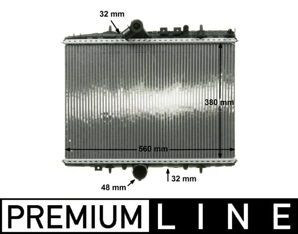 Radiator, engine cooling