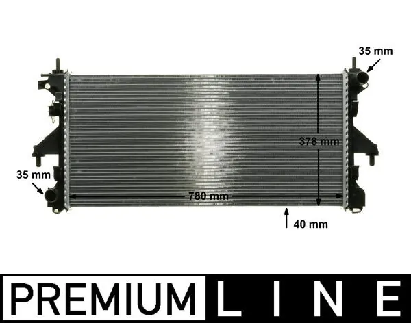 Radiator, engine cooling