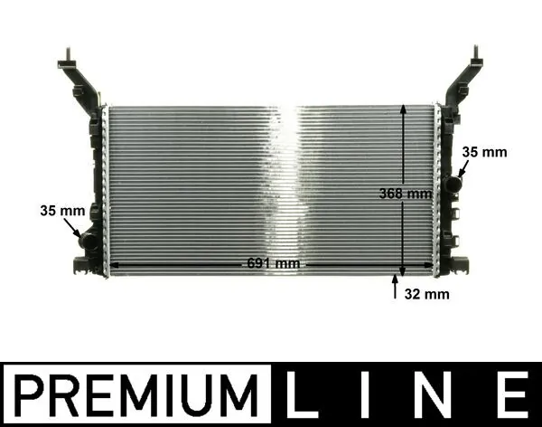 Radiator, engine cooling