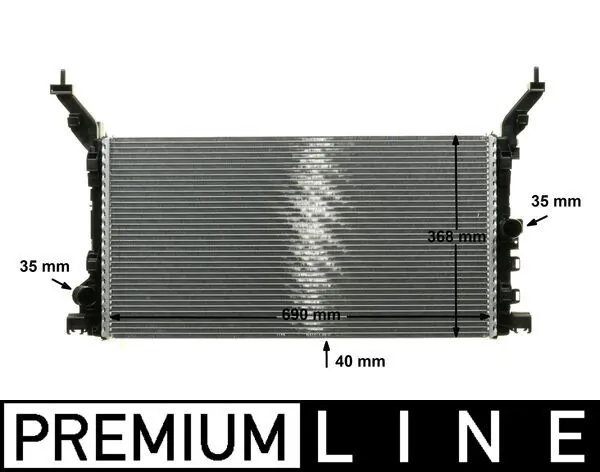 Radiator, engine cooling