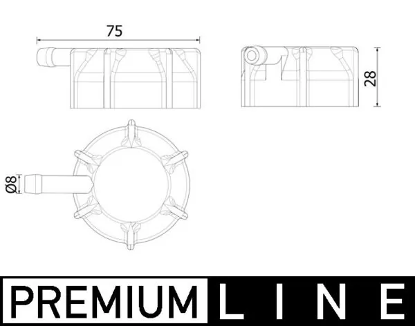 Cap, coolant tank