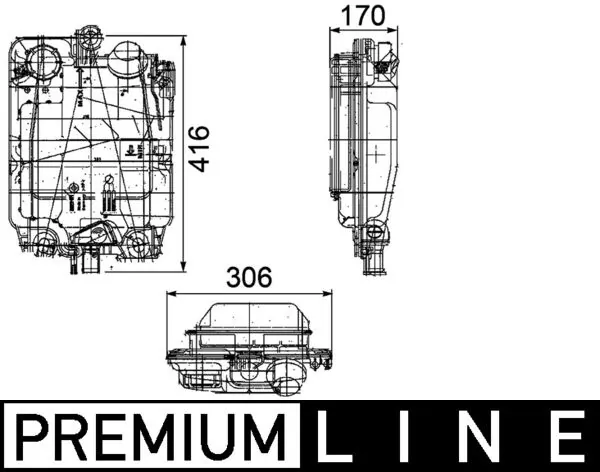 Expansion Tank, coolant