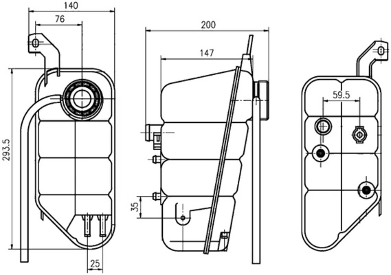 Expansion Tank, coolant