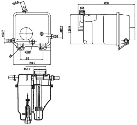 Expansion Tank, coolant