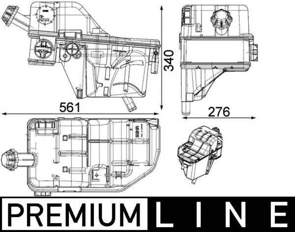 Expansion Tank, coolant