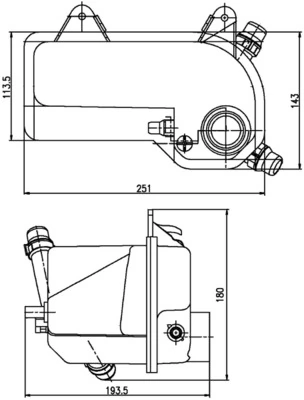 Expansion Tank, coolant