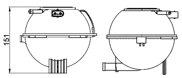 Expansion Tank, coolant