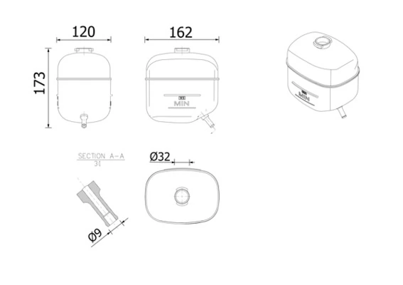 Expansion Tank, coolant