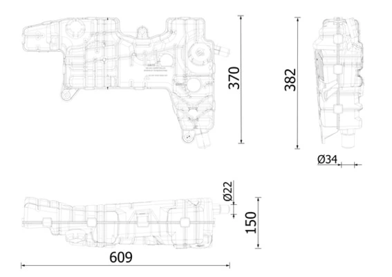Expansion Tank, coolant