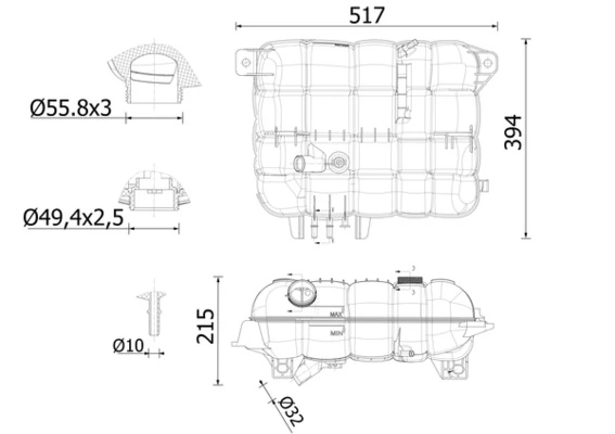 Expansion Tank, coolant