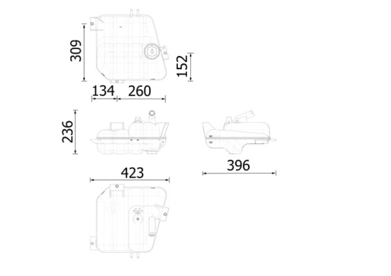Expansion Tank, coolant