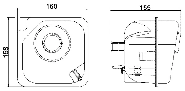 Expansion Tank, coolant