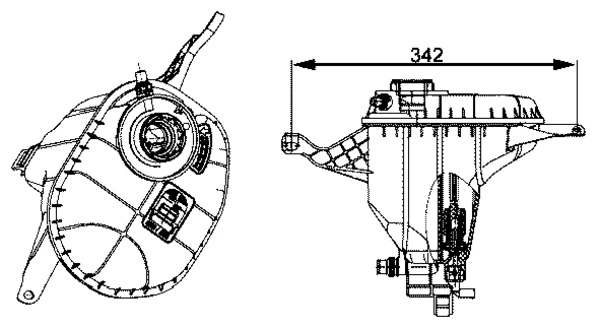 Expansion Tank, coolant