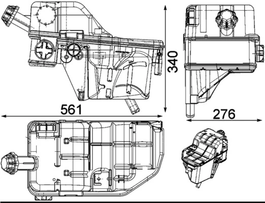 Expansion Tank, coolant