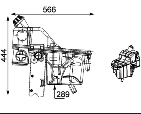 Expansion Tank, coolant