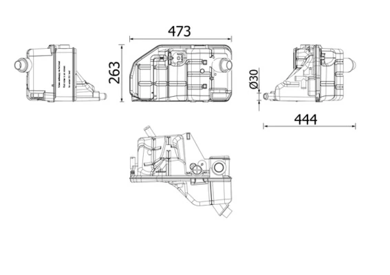 Expansion Tank, coolant
