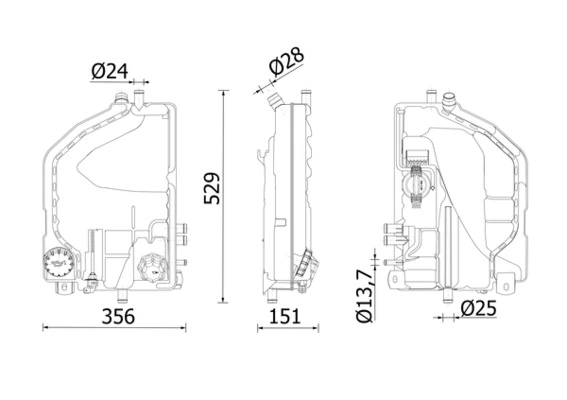 Expansion Tank, coolant