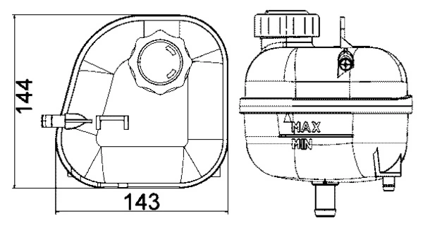 Expansion Tank, coolant