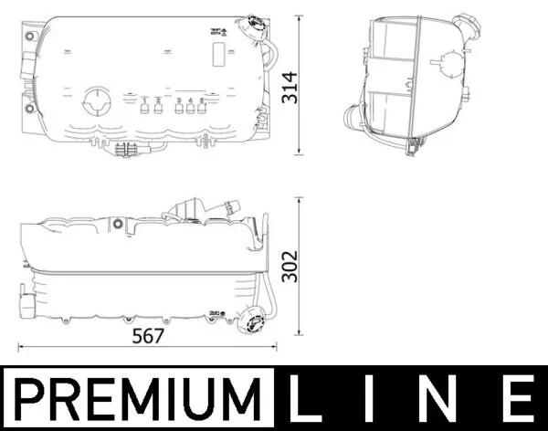 Expansion Tank, coolant