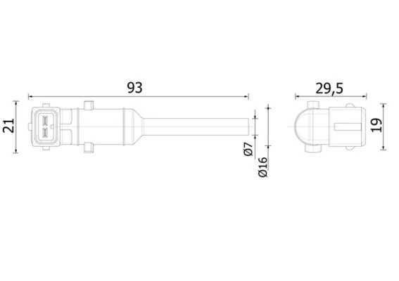 Level Control Switch, coolant level indicator