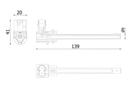 Level Control Switch, coolant level indicator