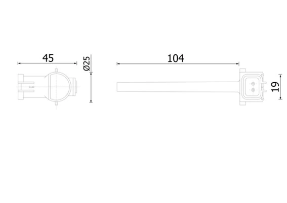 Level Control Switch, coolant level indicator