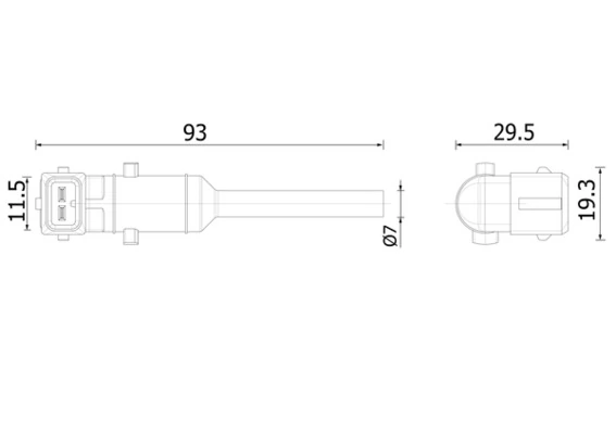 Level Control Switch, coolant level indicator