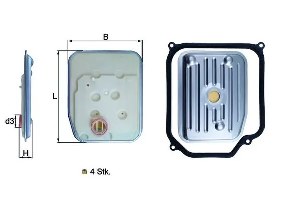Hydraulic Filter, automatic transmission
