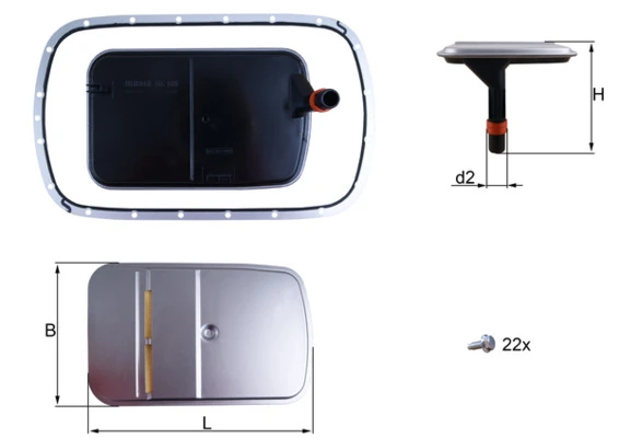 Hydraulic Filter, automatic transmission