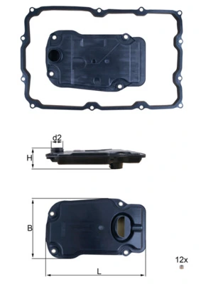 Hydraulic Filter, automatic transmission