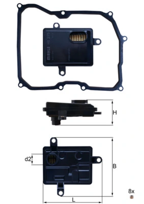 Hydraulic Filter, automatic transmission