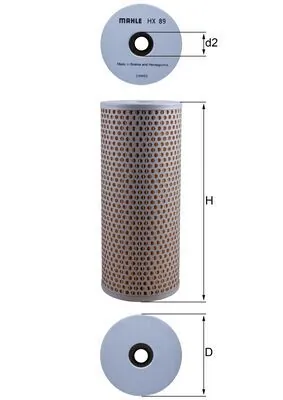 Filter, operating hydraulics