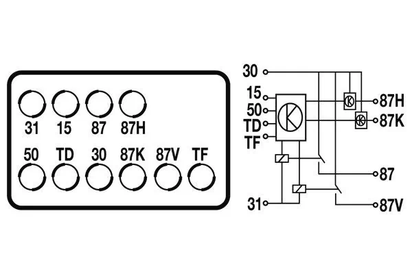 Relay, fuel pump