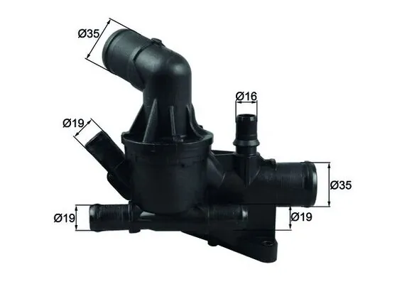 Thermostat, coolant