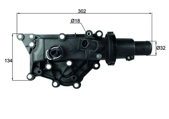 Thermostat, coolant