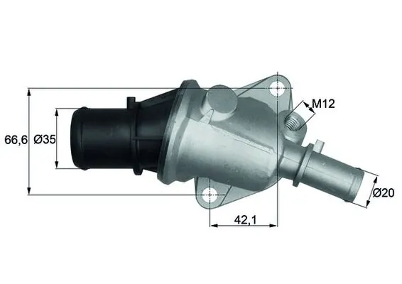 Thermostat, coolant
