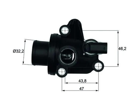 Thermostat, coolant