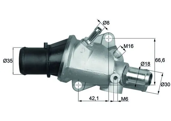 Thermostat, coolant