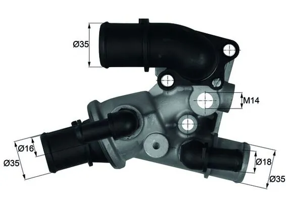 Thermostat, coolant