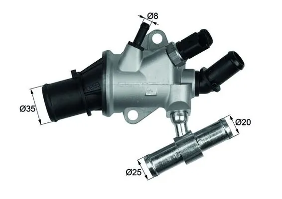 Thermostat, coolant