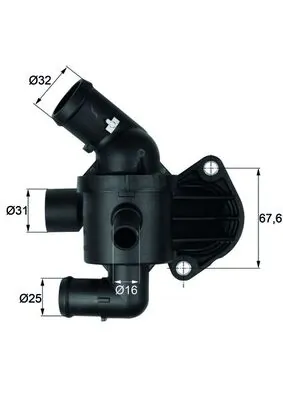 Thermostat, coolant