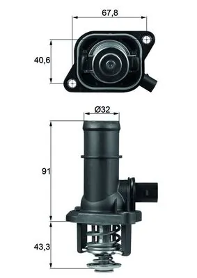 Thermostat, coolant