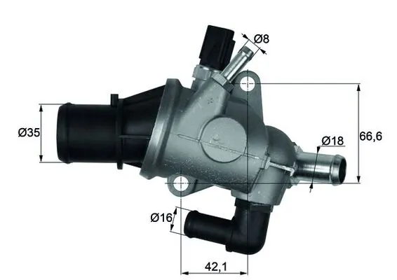 Thermostat, coolant