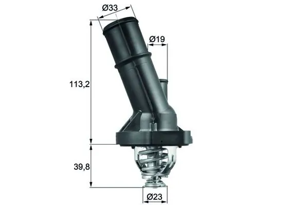 Thermostat, coolant