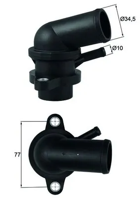Thermostat, coolant