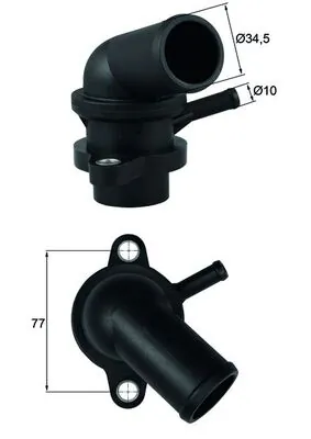 Thermostat, coolant