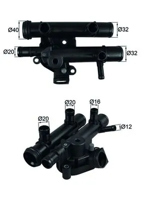 Thermostat, coolant